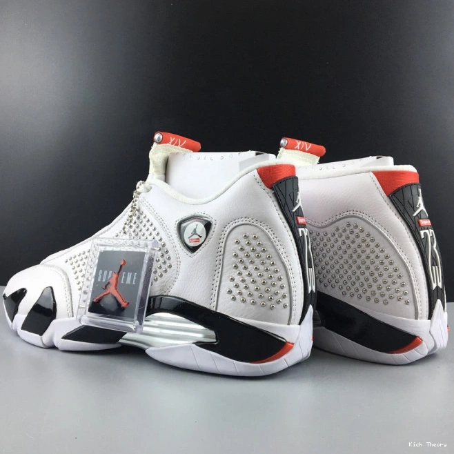 Kicked Out Shoe Store Jordan Retro Air 14 BV7630-106 White 0708
